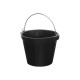 Ведро строительное гибкое усиленное, DLT, 8л (факт. 7,6л), тип RUBBERBUCK, арт.2901