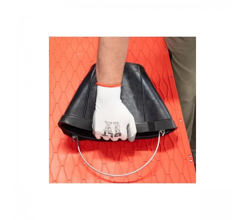 Ведро строительное гибкое усиленное, DLT, 8л (факт. 7,6л), тип RUBBERBUCK, арт.2901