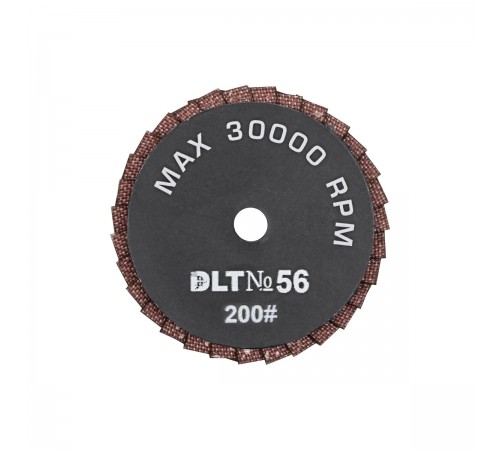 Алмазный гибкий шлифовальный круг DLT №56, #200, 50мм, для гравера, арт.4399