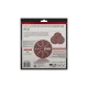Круг шлифовальный DLT GrandFlex RED, P220, 225мм, 10шт, (на бумаге, оксид алюминия), арт.4511