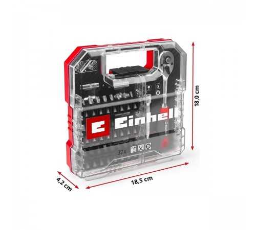 Набор бит и головок Einhell 37 предметов 109022