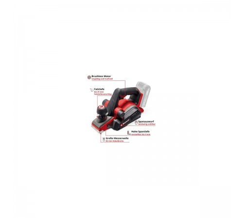 Рубанок аккумуляторный Einhell TP-PL 18/3 Li BL Solo