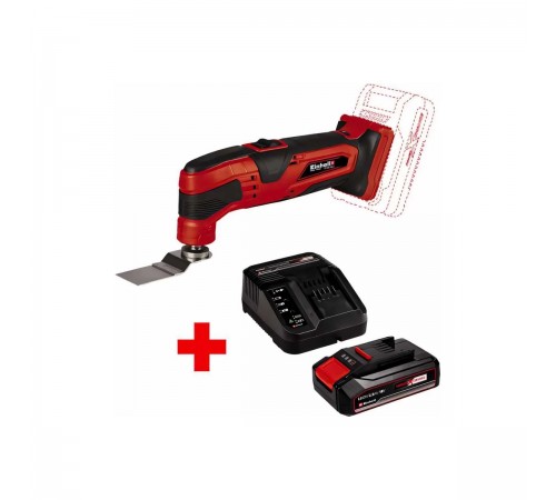 МФУ Einhell аккумуляторный PXC TC-MG 18 Li + 1 АКБ PXC 2,5 Ач 18В + ЗУ 3А