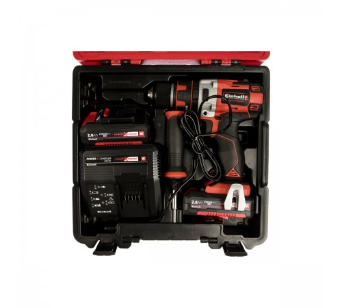 Дрель аккумуляторная бесщёточная ударная Einhell PXC TE-CD 18 Li-i BL