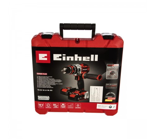 Дрель аккумуляторная бесщёточная ударная Einhell PXC TE-CD 18 Li-i BL