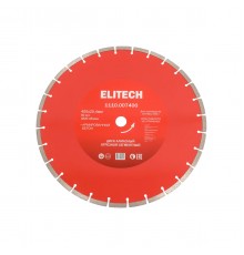Диск алмазный ELITECH 400х25,4 бетон армированный 1110.007400