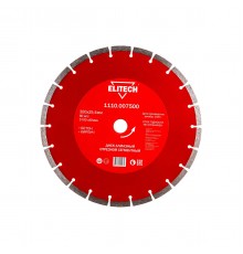 Диск алмазный ELITECH 300х25,4 бетон 1110.007500
