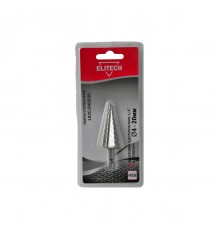 1820.049200 Сверло ступенчатое Elitech 9 ступеней 4-20мм