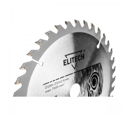 1820.053800 Диск пильный Elitech 190х20/16x36