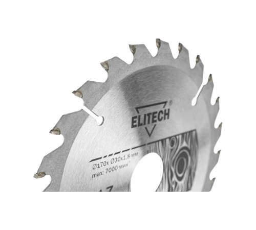 1820.054000 Диск пильный ELITECH 170х30x24
