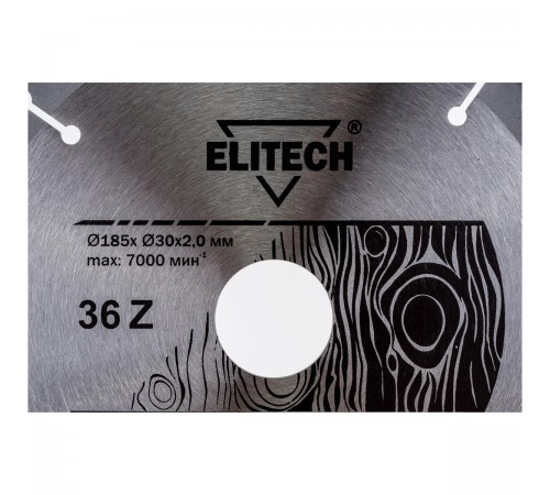 1820.054100 Диск пильный ELITECH 185х30x36