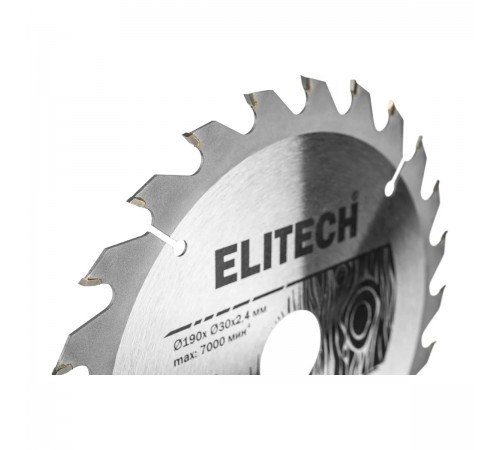 1820.054200 Диск пильный Elitech 190х30x24