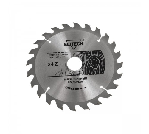 1820.055500 Диск пильный ELITECH 210х32/30x24