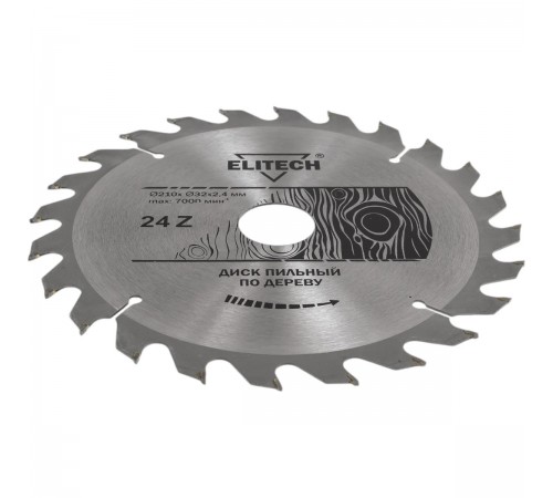 1820.055500 Диск пильный ELITECH 210х32/30x24