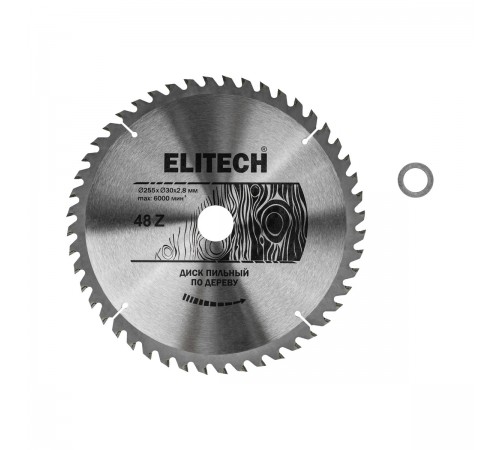 1820.056800 Диск пильный Elitech 255х32/30x48
