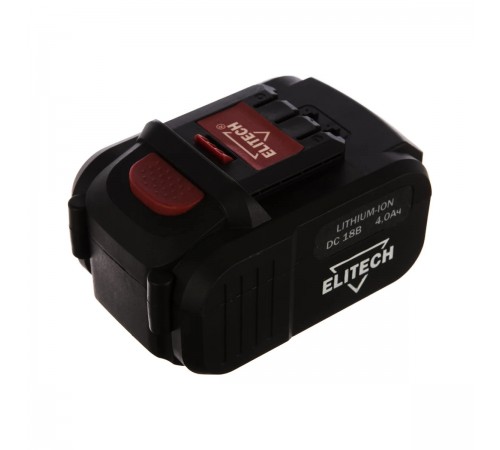 Аккумуляторная батарея ELITECH 18V 4.0 Ач 1820.067700