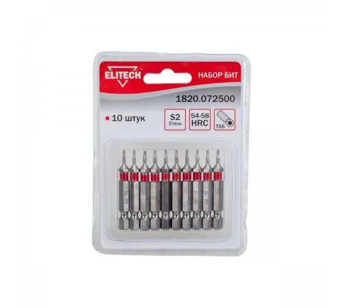 1820.072500 Бита Elitech TORX 6x50мм