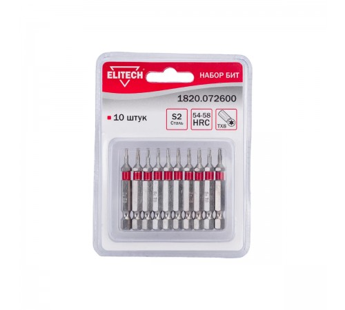 1820.072600 Бита Elitech TORX 8x50мм