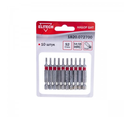 1820.072700 Бита Elitech TORX 10x50мм