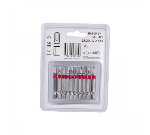 1820.072900 Бита Elitech TORX 20x50мм