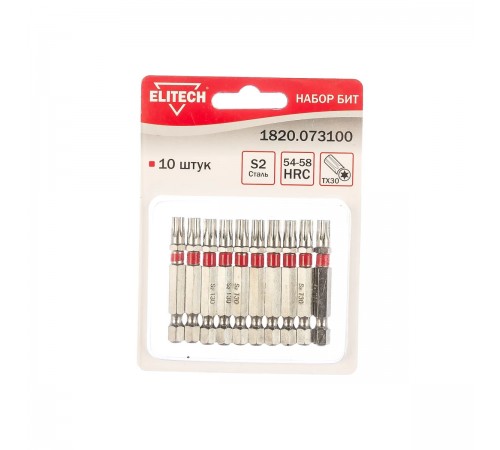 1820.073100 Бита Elitech TORX 30x50мм