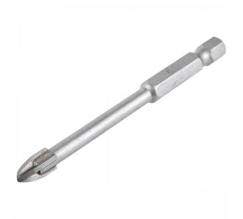 1820.104900 Сверло ELITECH по стеклу и кафелю 6*75мм HEX1/4"