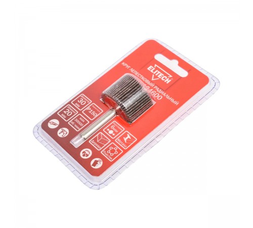 Круг лепестковый ELITECH 30x20x6мм Р150 1820.134600