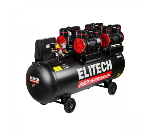 Компрессор безмасляный малошумный ELITECH ACF 1200-200S