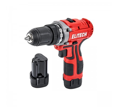 Дрель аккумуляторная Elitech ДА 12Л2 (2,0Ач)