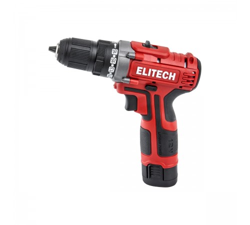Дрель аккумуляторная Elitech ДА 12Л2 (2,0Ач)