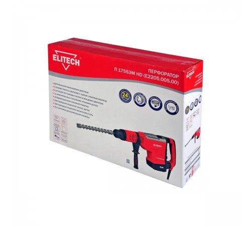 Перфоратор Elitech П 1755ЭМ HD (E2205.005.00)