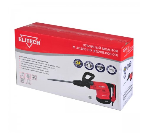 Отбойный молоток ELITECH М 1518Э HD E2205.006.00