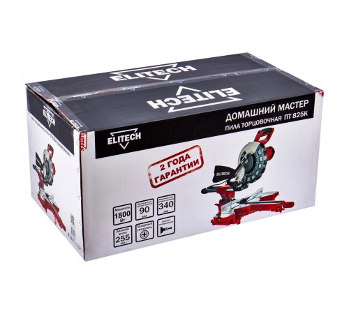 Пила торцовочная Elitech ДМ ПТ 825К Е2006.006.00