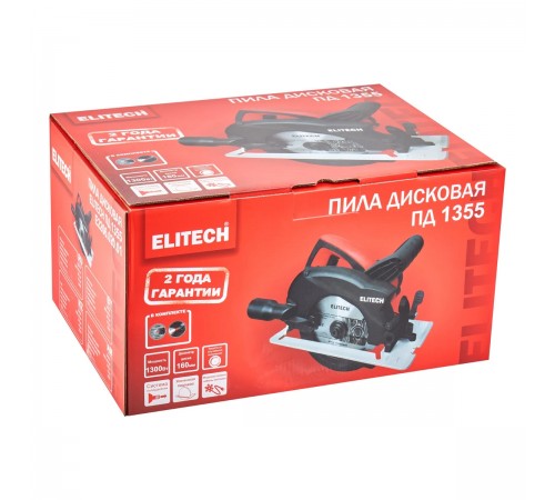 Пила дисковая Elitech ПД 1355 Е2206.020.01