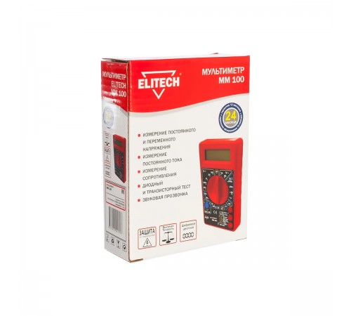 Мультиметр Elitech ММ 100