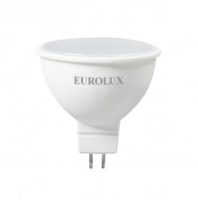 76/2/23 Лампа светодиодная Eurolux LL-E-MR16-7W-230-2,7K-GU5.3 (рефлектор, 7Вт, тепл., GU5.3)