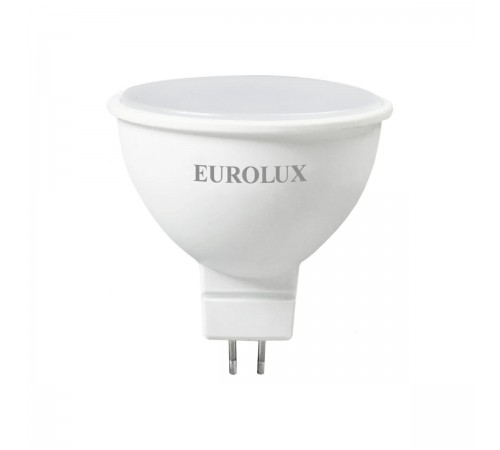76/2/23 Лампа светодиодная Eurolux LL-E-MR16-7W-230-2,7K-GU5.3 (рефлектор, 7Вт, тепл., GU5.3)