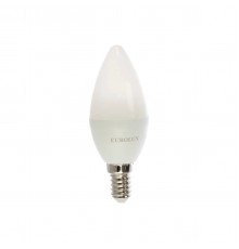 76/2/3 Лампа светодиодная Eurolux LL-E-C37-5W-230-4K-E14 (свеча, 5Вт, тепл., E14)