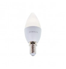 76/2/4 Лампа светодиодная Eurolux LL-E-C37-6W-230-4K-E14 (свеча, 6Вт, нейтр., E14)