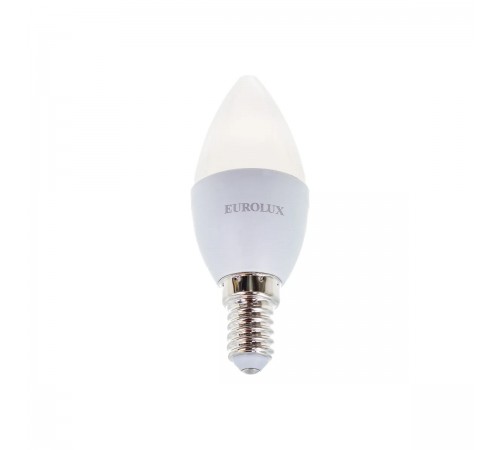 76/2/4 Лампа светодиодная Eurolux LL-E-C37-6W-230-4K-E14 (свеча, 6Вт, нейтр., E14)