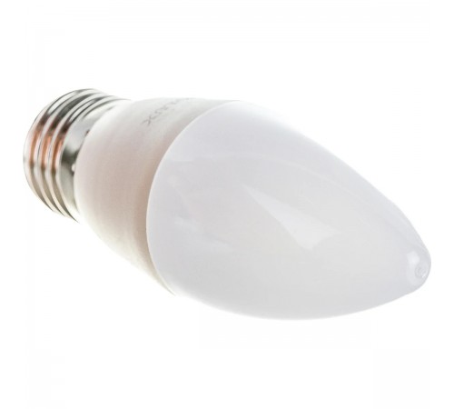 76/2/9 Лампа светодиодная Eurolux LL-E-C37-6W-230-2.7K-E27 (свеча, 6Вт, тепл., E27)