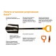 1026667 Лопата Fiskars штыковая укороченная Solid