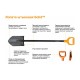 1026686 Лопата Fiskars садовая штыковая Solid