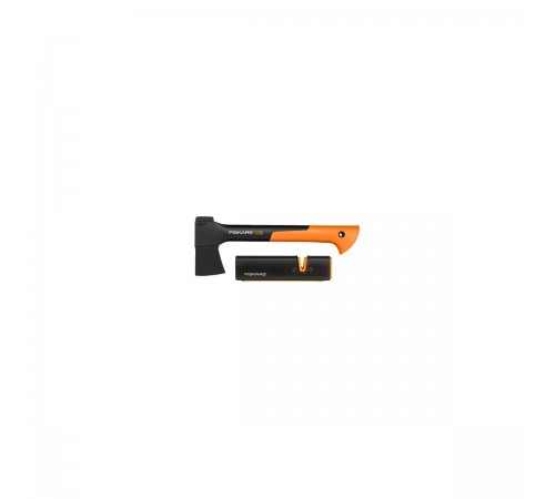 129048 Топор Fiskars X7 туристический + точилка