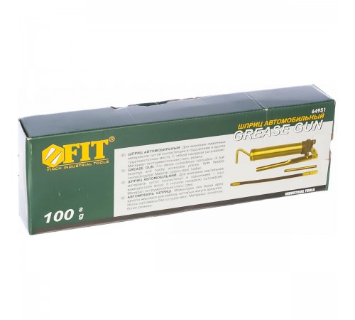 64951 Шприц автомобильный металлический FIT 100 мм