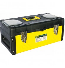 65592 Ящик для инструмента пластиковый FIT 18" 450x240x200 мм, стенки стальные, металл.замки