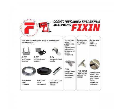 1-2-1-1187 Газовый монтажный пистолет Fixpistols FGT-95