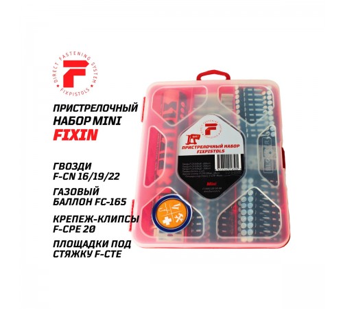 1-2-3-6505 Пристрелочный набор FIXPISTOLS (Mini) газовый