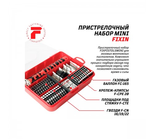 1-2-3-6505 Пристрелочный набор FIXPISTOLS (Mini) газовый