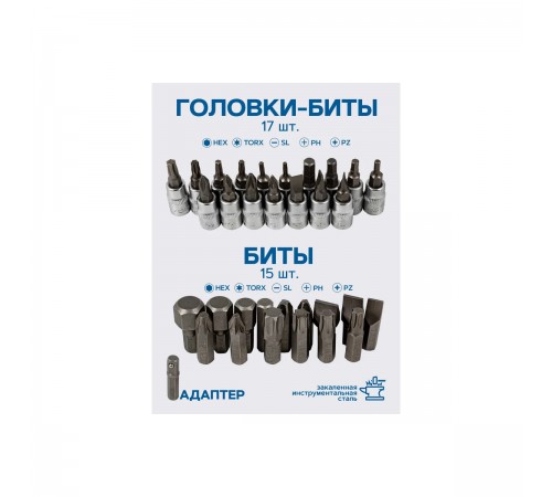 4941-5 Набор инструментов Forsage 94пр. 1/4&1/2 (4-32мм, 6-гран.)
